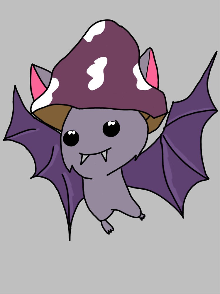 Cute mushroom bat by Acefrogs