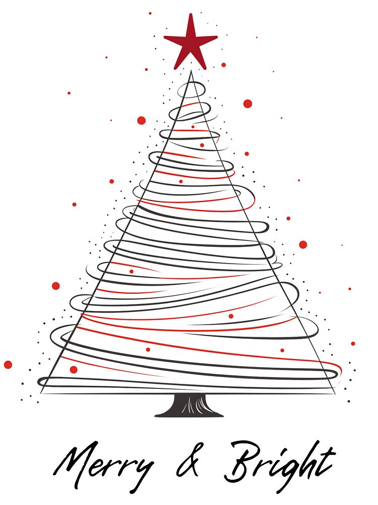 Merry & Bright Christmas Tree by OspreyElliott