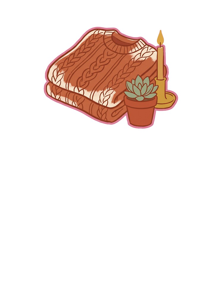 Sweater Weather Shelf Cozy Autumn Still Life Art by Ninjacatoff