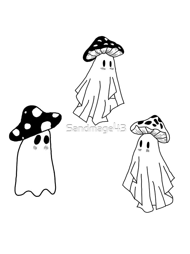 Mushroom ghosts by ArtBySandmage