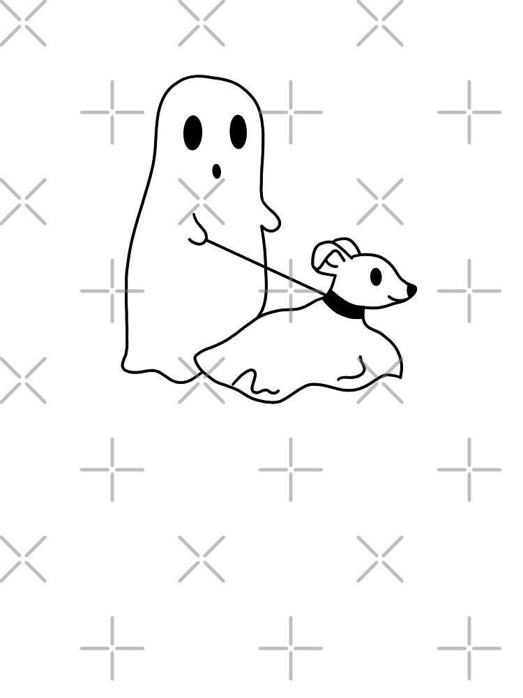 ghost walking ghost dog by anyapitchie