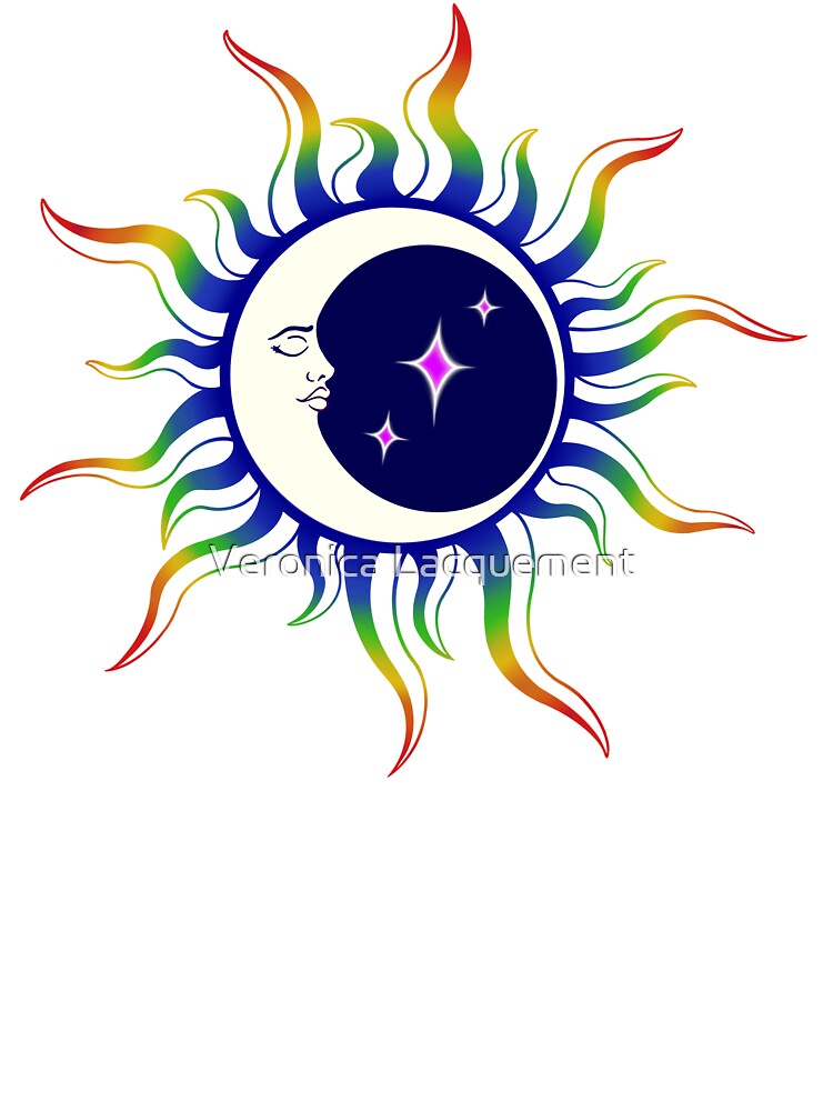 The Sun, Moon, and Stars - Rainbow by Megapixie Magic