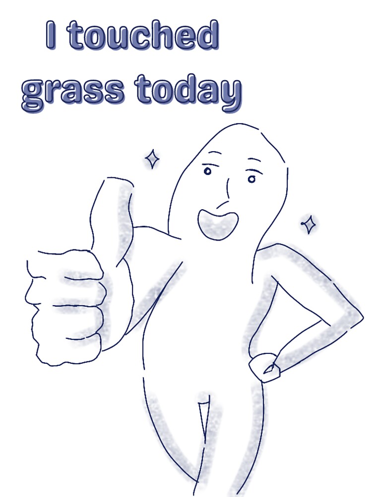 I touched grass today by venezithea