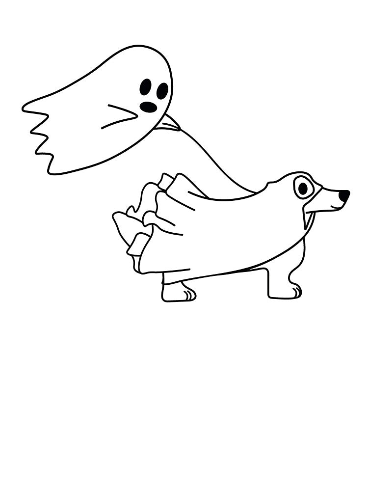 Ghost Dog, Halloween, Halloween Dogs by Verbutler
