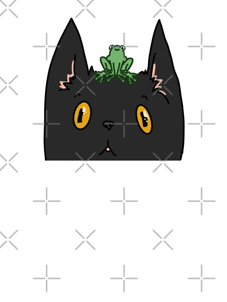 Frog on cat by marnilauren