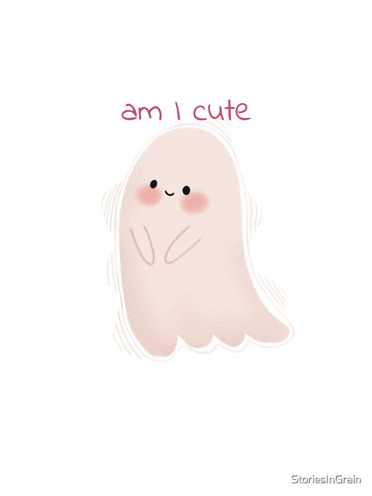 Cute Kawaii Ghost, Am I Cute by StoriesInGrain