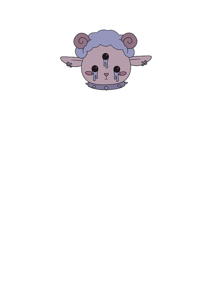 creepy cute sheep by kaseee