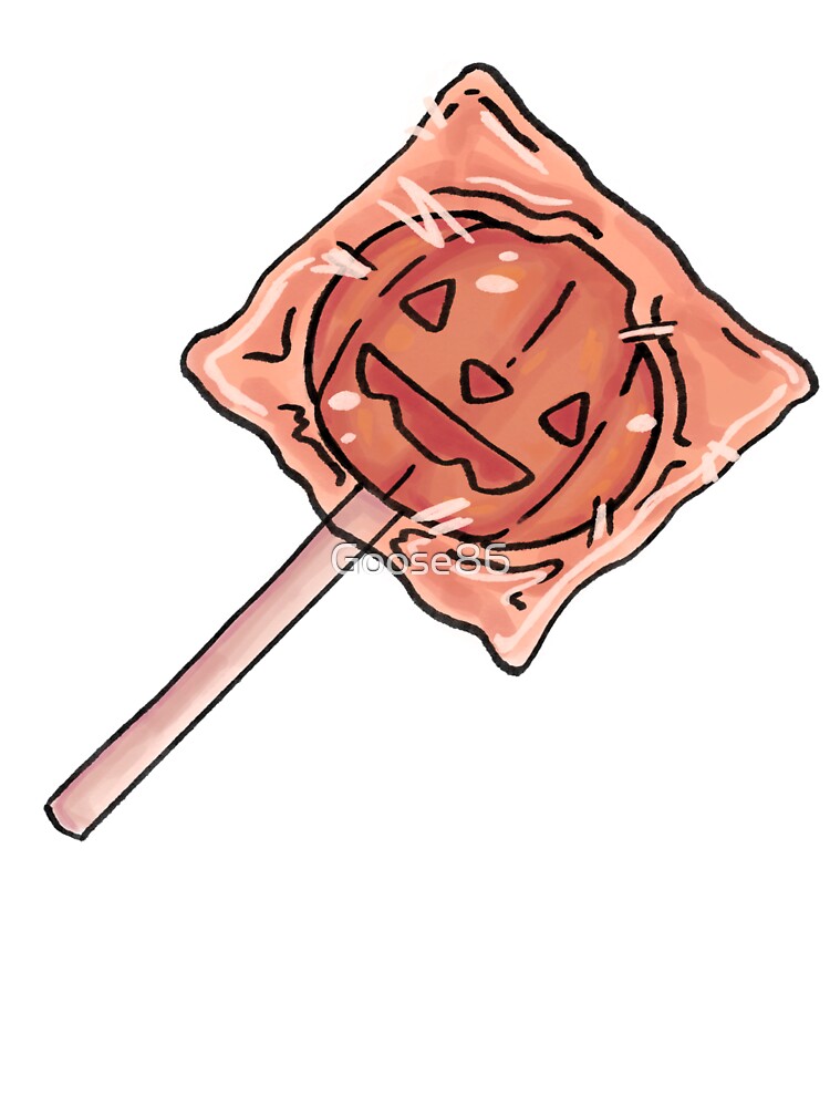 Jack-o’-lantern lollipop by Goose86