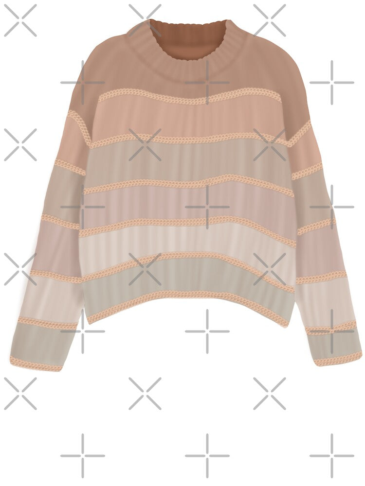 Stripped knit sweater by Becky-Marie