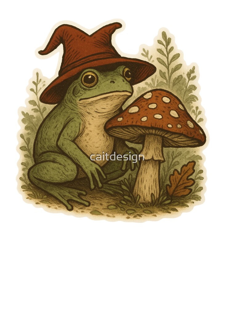 Forest Wizard Frog by caitdesign