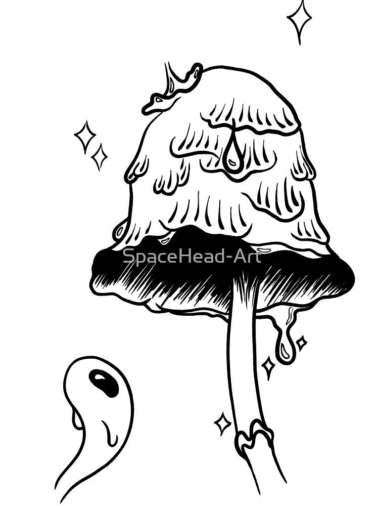 Mushroom Ghost by SpaceHead-Art