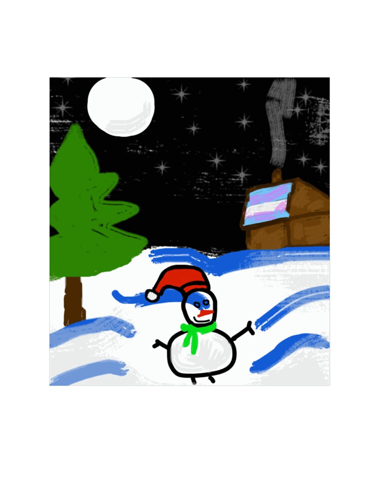 snow and the moon Design by KrisBarkerfg