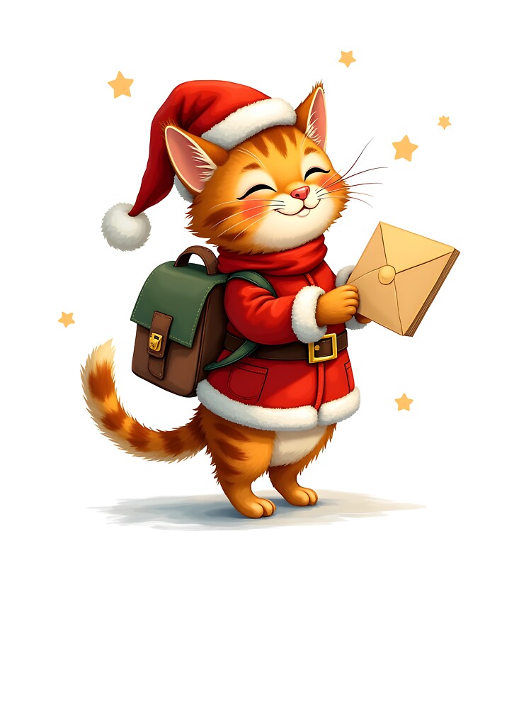 Kitty Christmas Post Office – Santa Kitty Mail Carrier by ArtemisEutopia