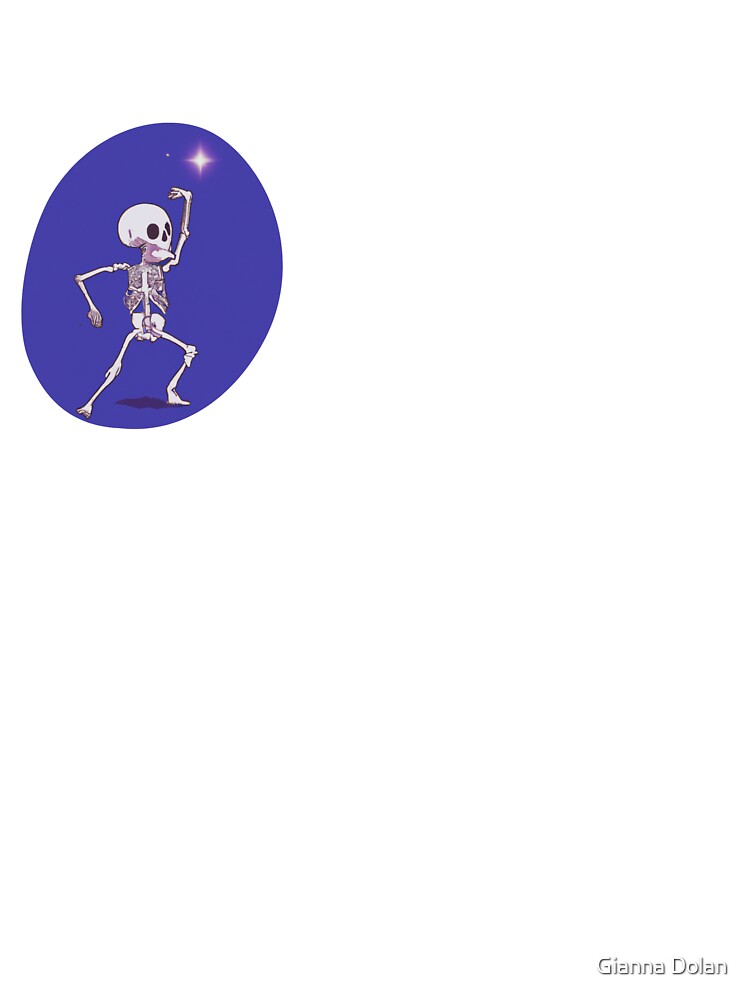 Disco Skeleton | Quirky Dancing Skeleton at the Disco | Halloween Fall by Gianna Dolan