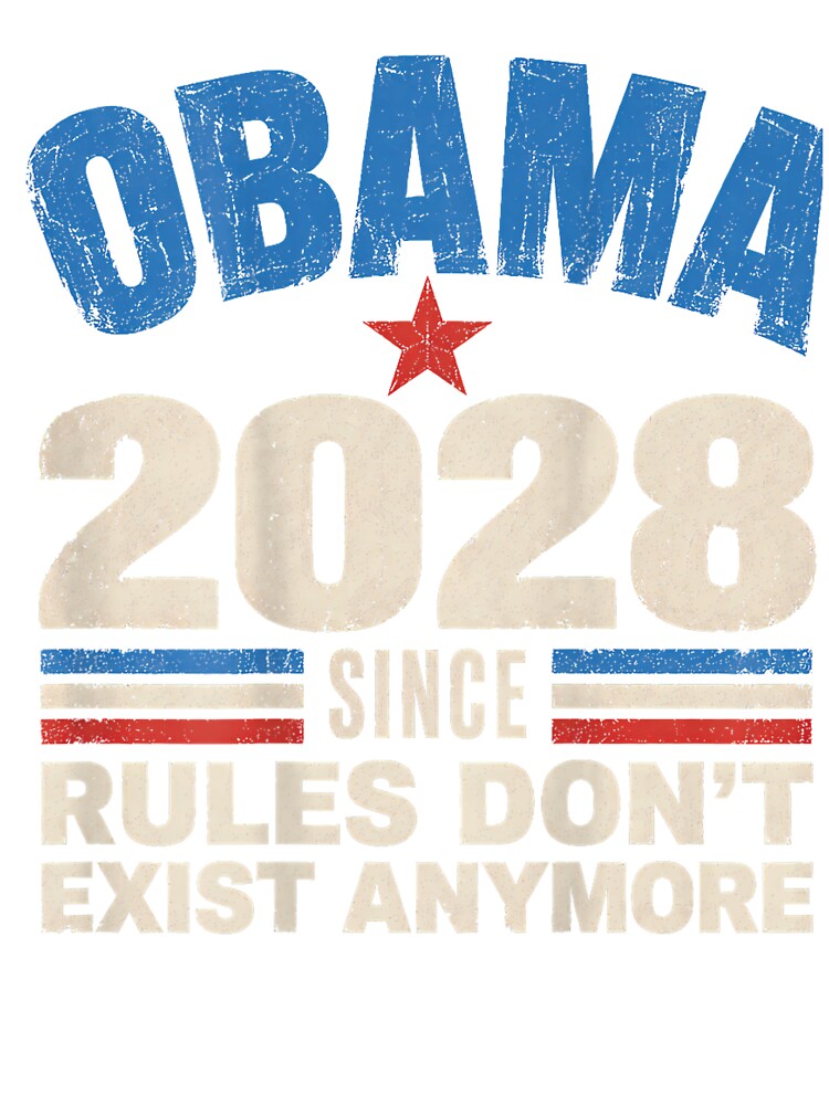 Obama 2028 Vintage Patriotic Political Graphic by otaku.edwardj