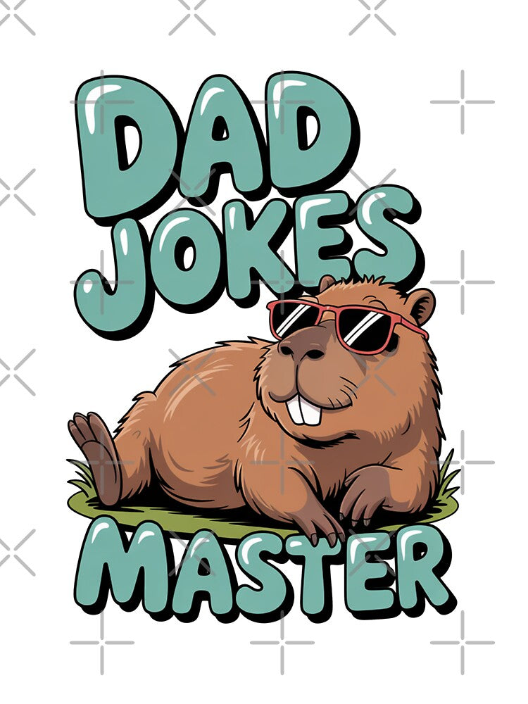 Copy of Dad Jokes Master Funny Capybara by MonkiFlipp