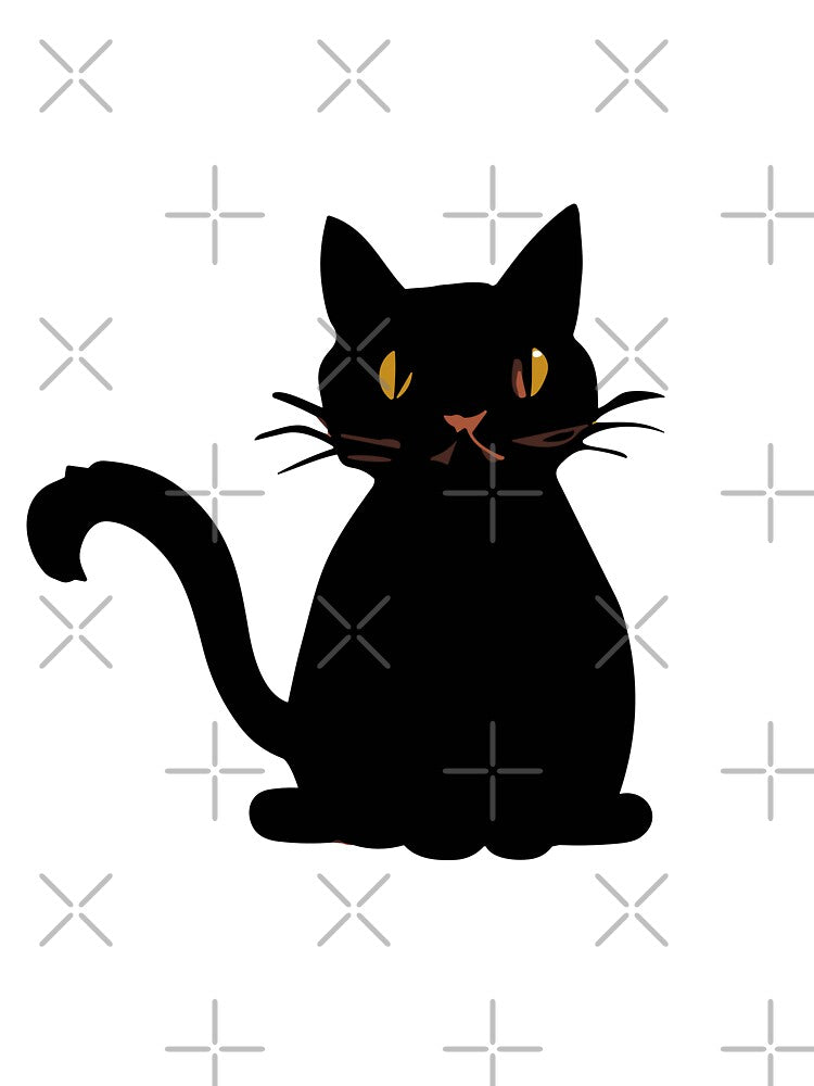 Black Halloween Cat by SamJanner