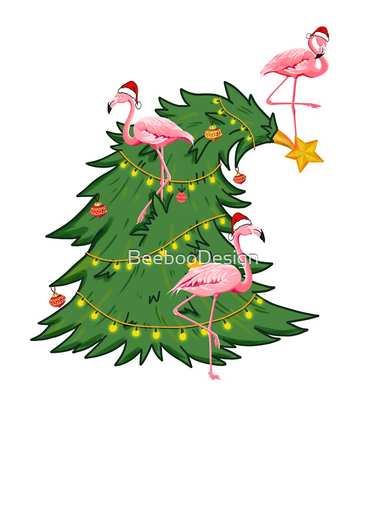 Falmingos funny christmas tree by BeebooDesign