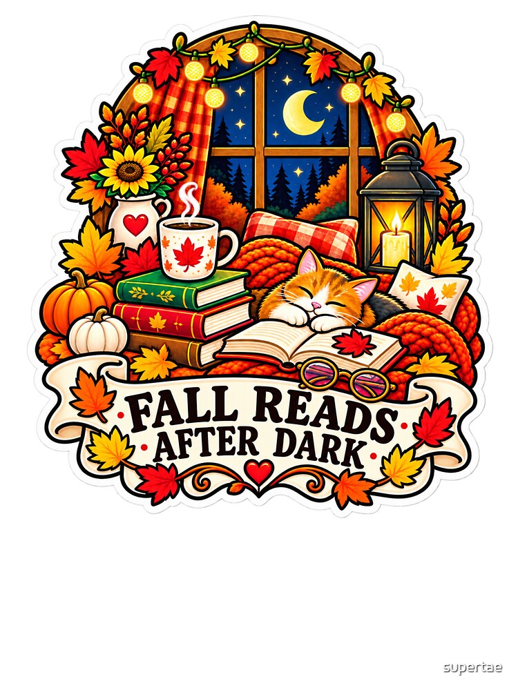 Fall Reads After Dark Cozy Reader by supertae