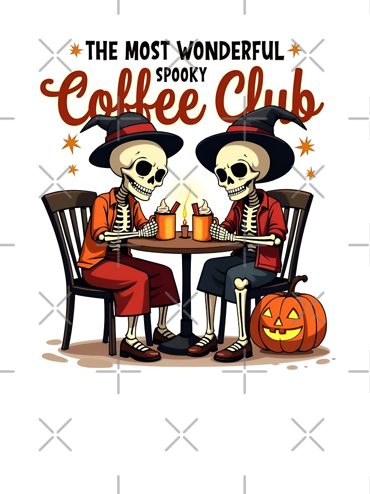 The most wonderful spooky coffee skeleton club by cocomelon168