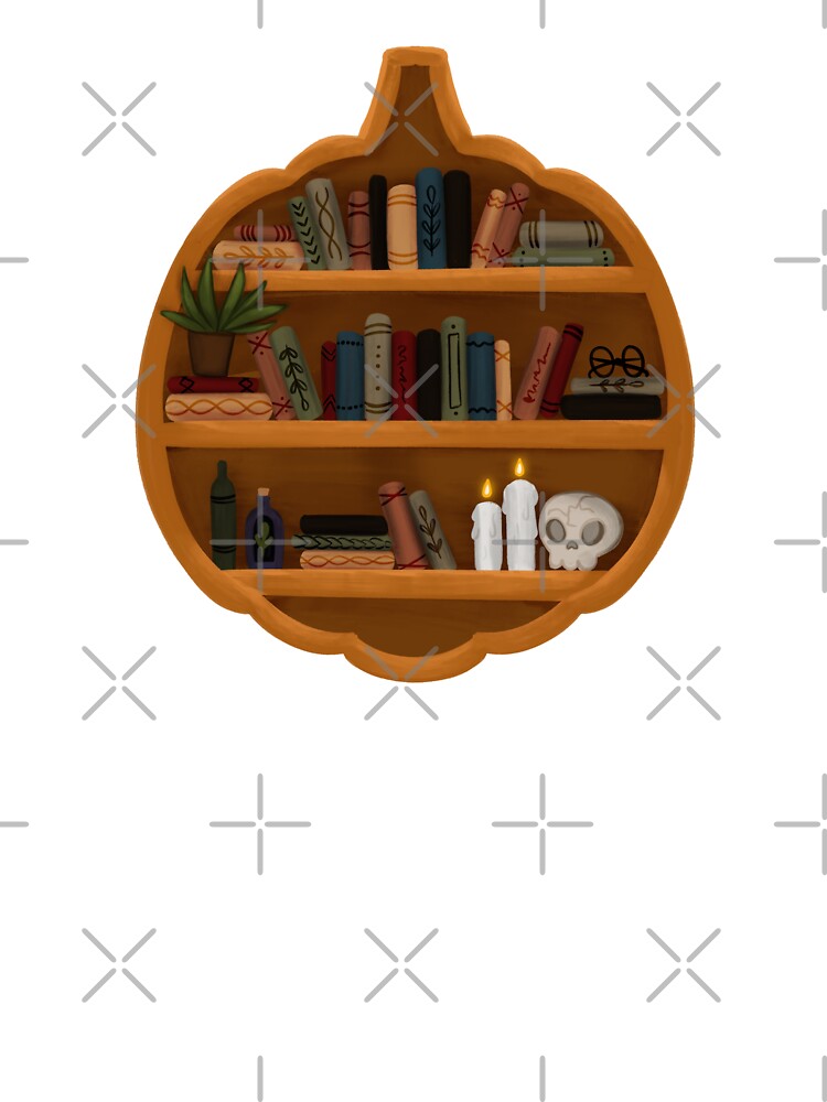 Pumpkin Bookshelf by serafineaandd