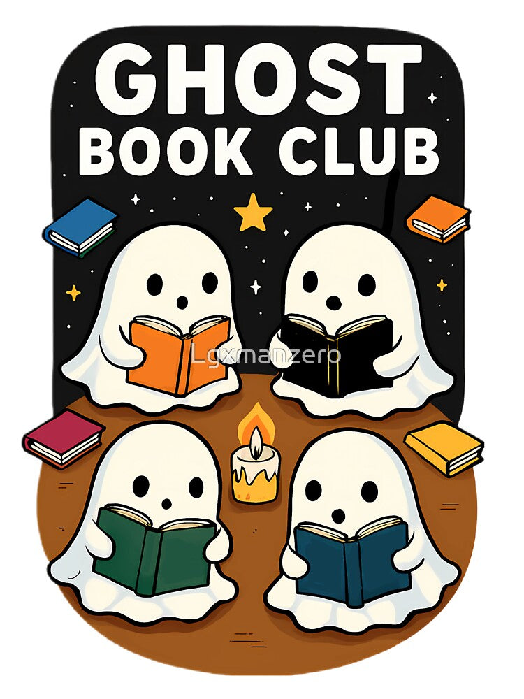 Ghost Book Club – Cute Spooky Reading Design by Lgxmanzero