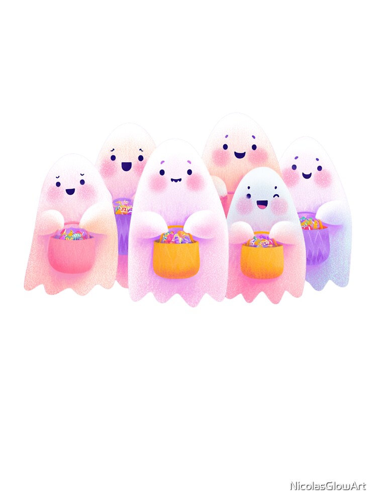 Pack of Ghosts | T-Shirt by NicolasGlowArt