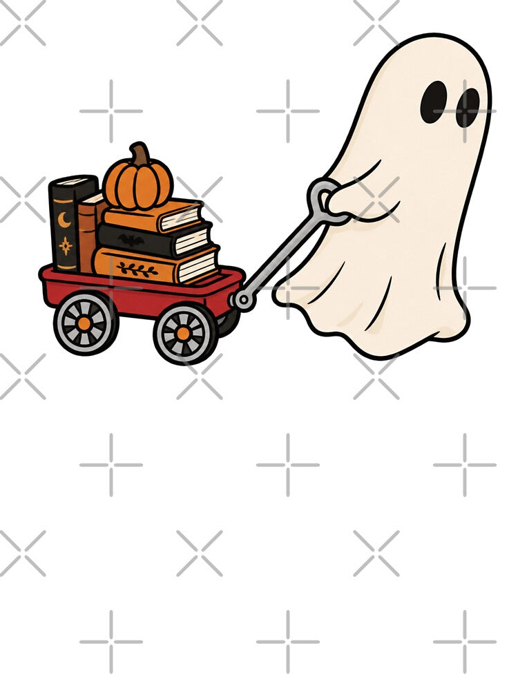 Spooky Book Wagon by wingoo22