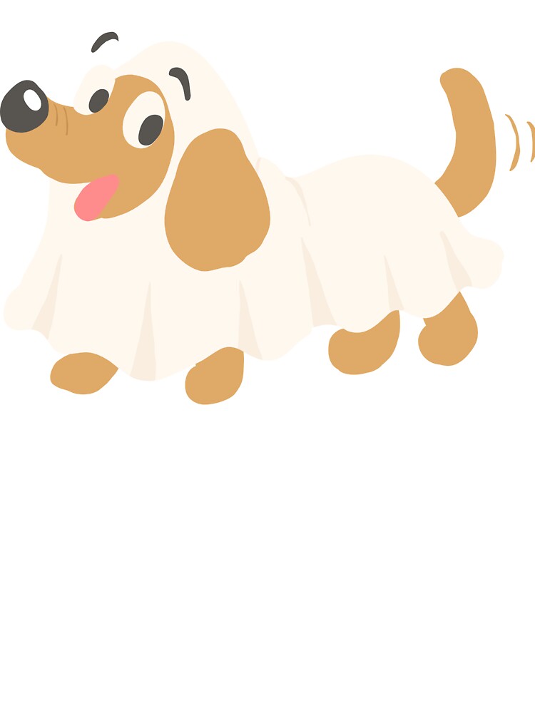 Cute Halloween Ghost Dachshund by HappySunday001