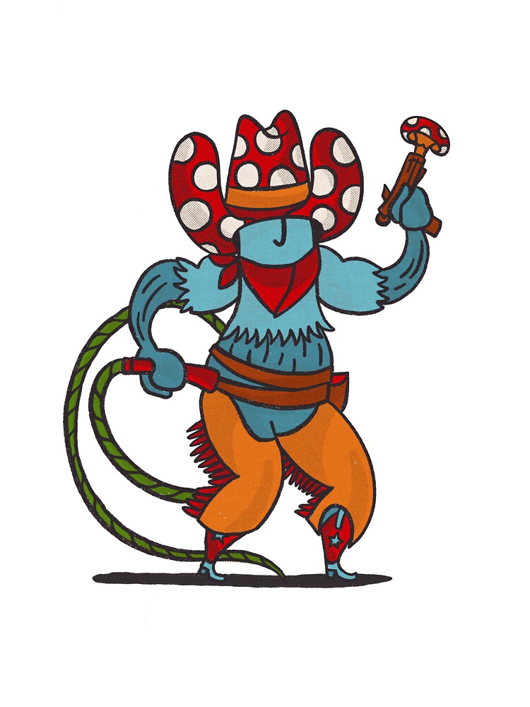 Mushroom cowboy by iseewizards
