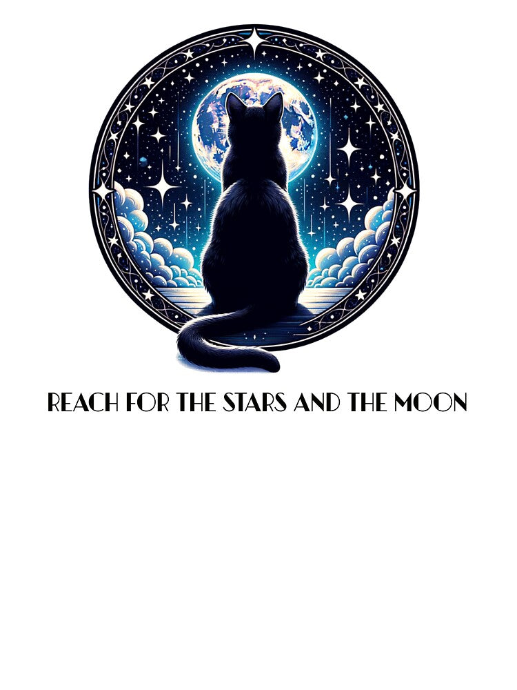 REACH FOR THE STARS AND THE MOON by IvyLoveArt