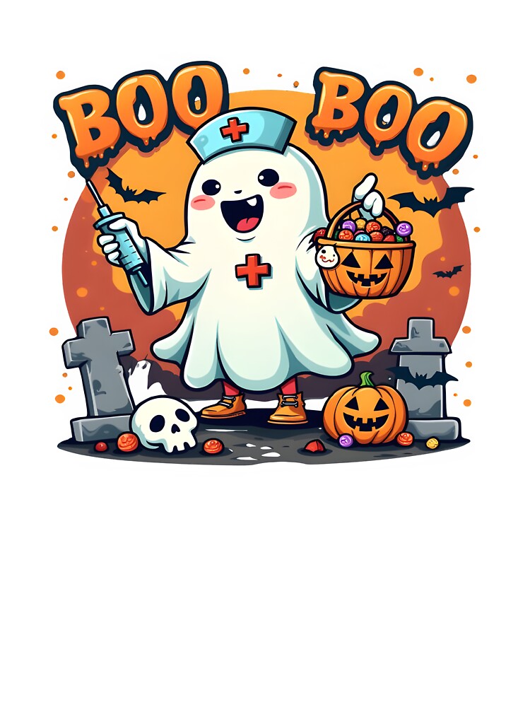 Boo Boo Nurse: Halloween Ghostly Vibes by Craft99