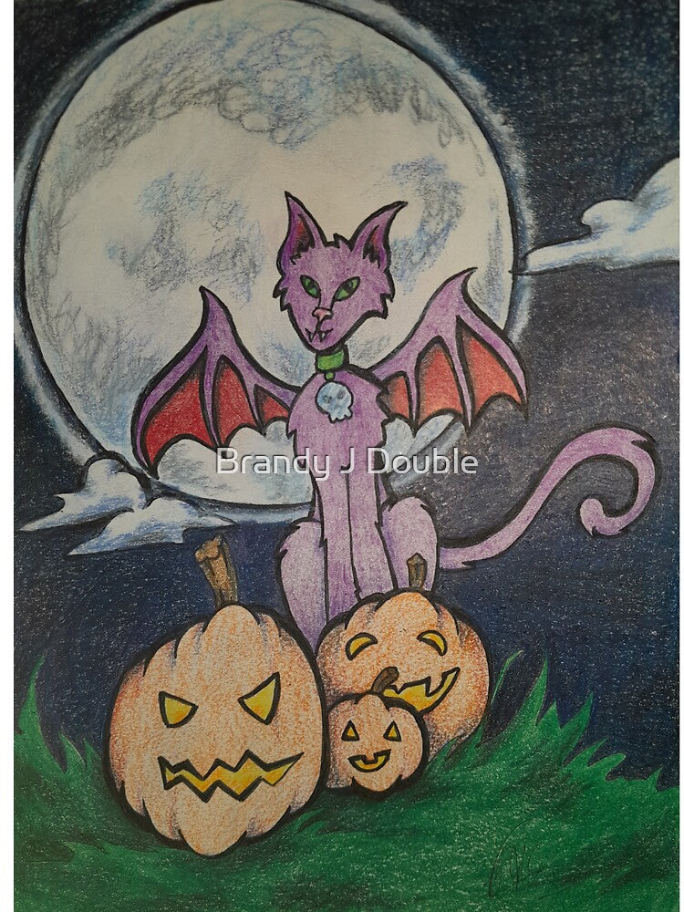 Halloween Cat by DoubleBrandyStudio