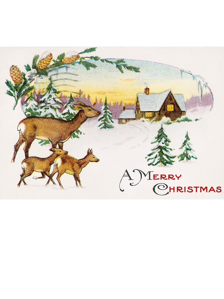A Merry Christmas (1920) Stecher Lithographic Co by Designedbysm