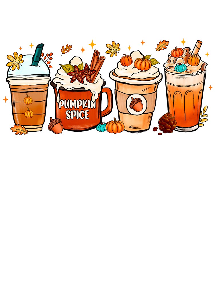 Pumpkin Spice Drinks by NessiCreates