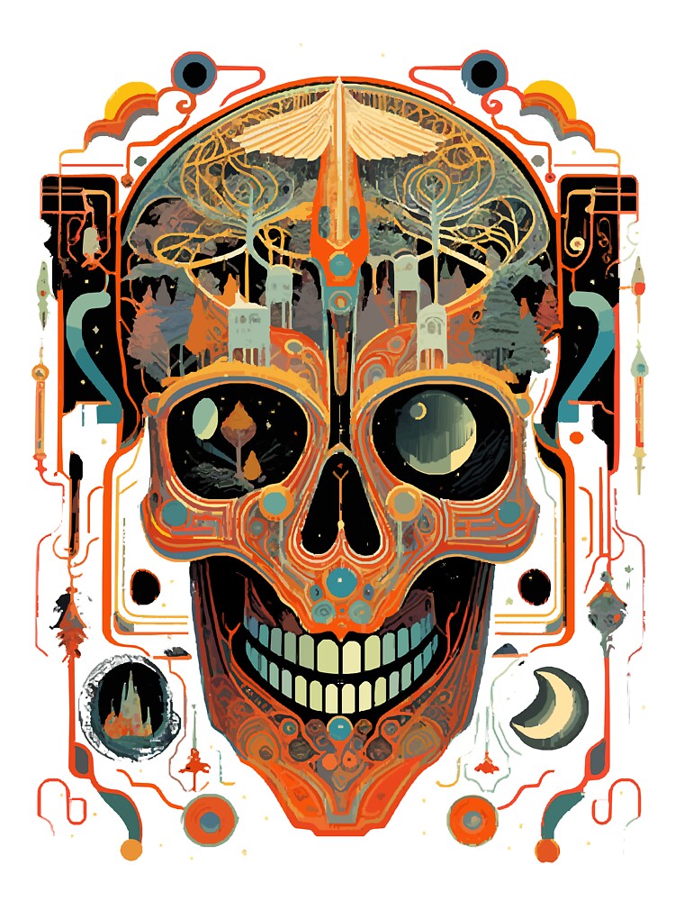 Sinister Sugar Skull by dulcefrishman