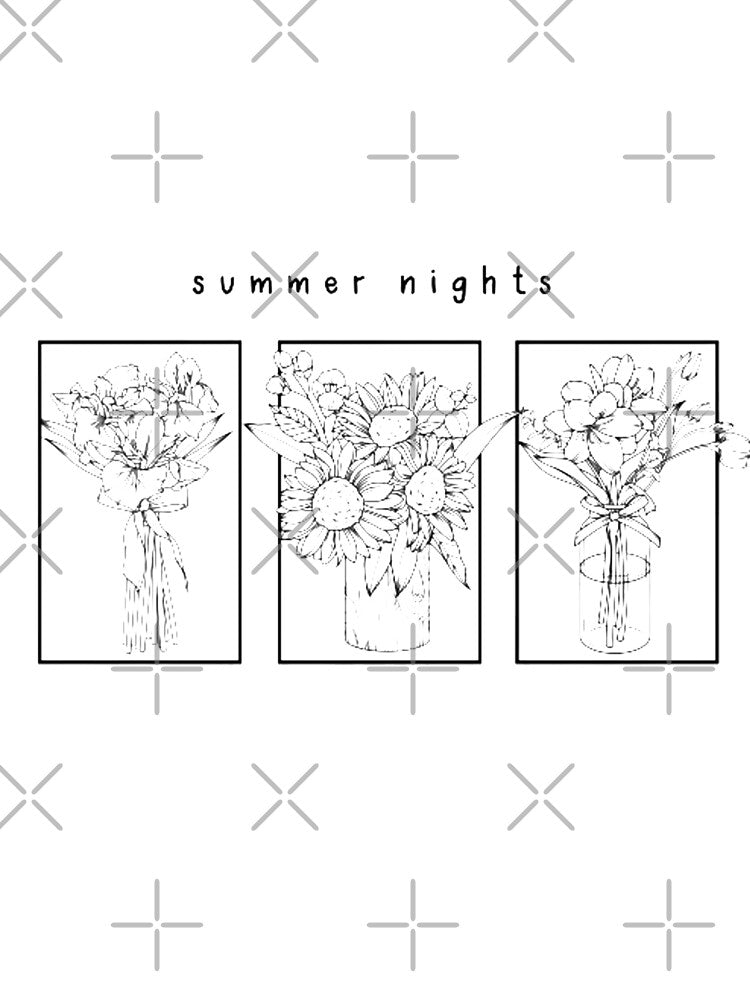 Flower pattern "summer nights" by Uylia7