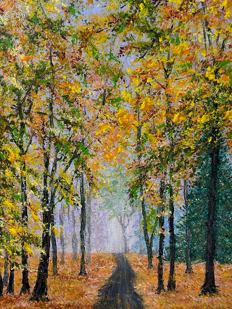Falling Into Autumn Fall Theme Design by Deb Bossert Artworks