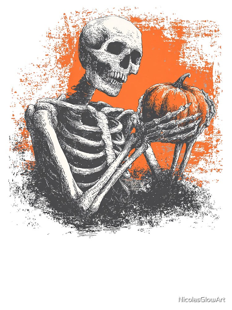 Skeleton Autumn by NicolasGlowArt