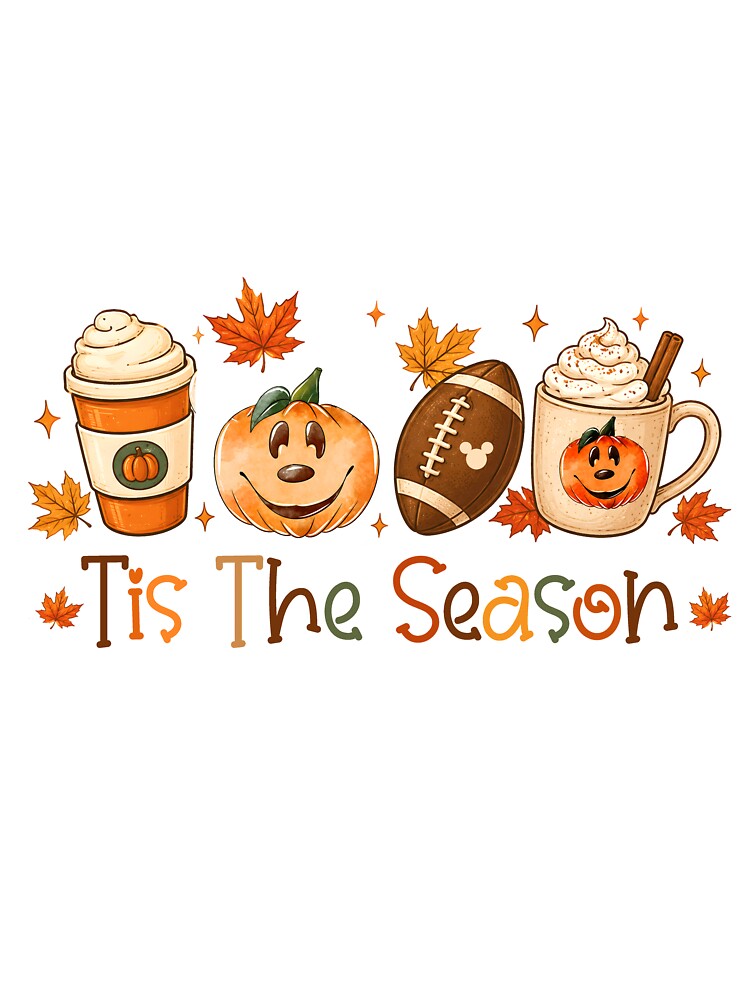 Pumpkin Spice Football Autumn by SERENITYMERCH