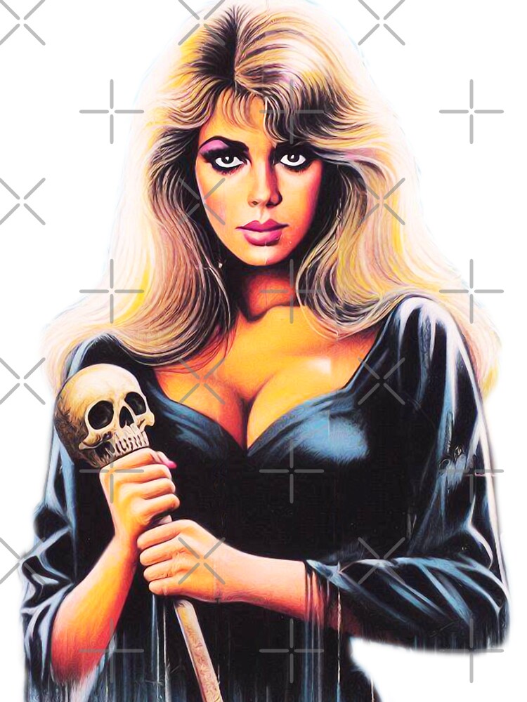 Creepy Horror Woman by PulpVintage