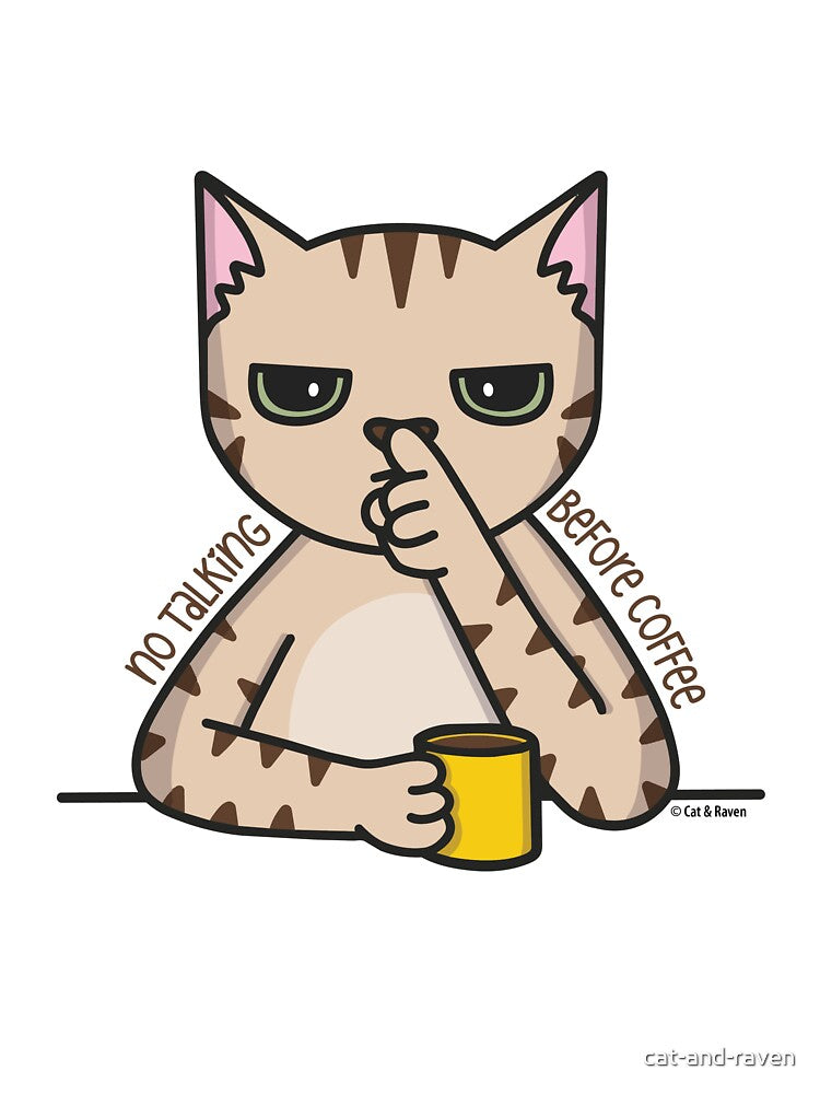 No Talking Before Coffee by cat-and-raven