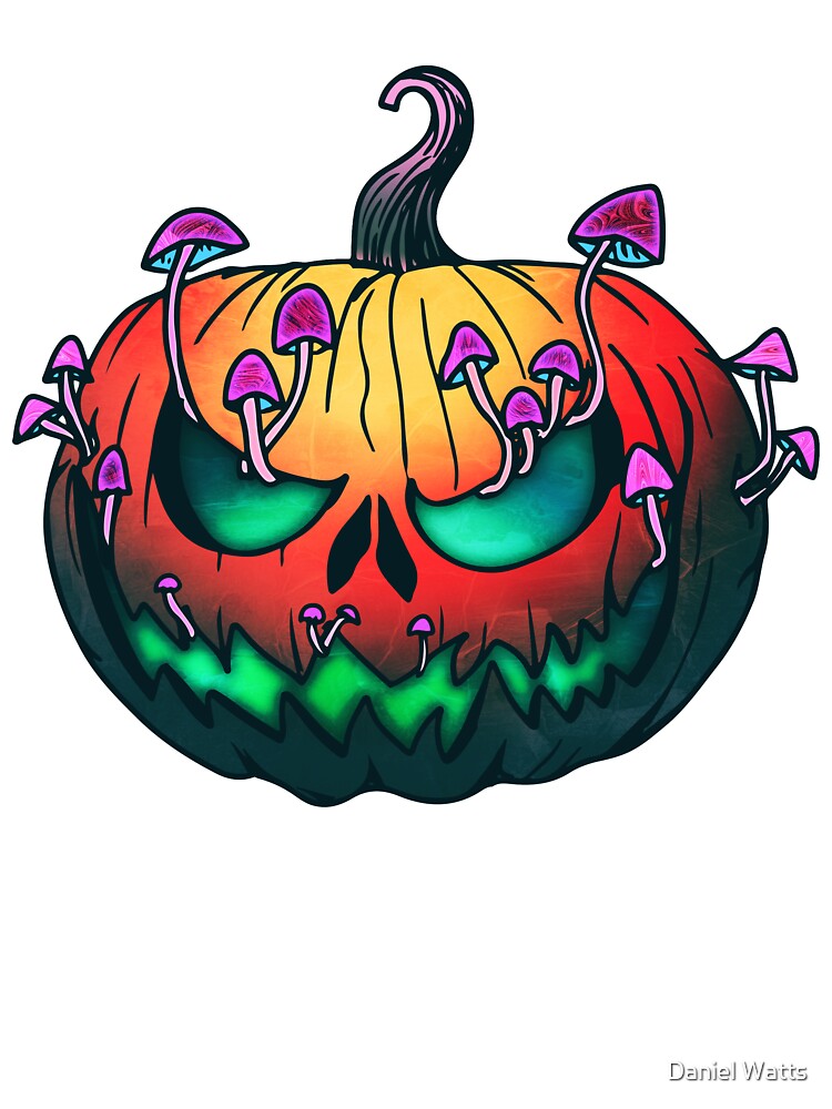Halloween Pumpkin of Shrooms by Daniel Watts