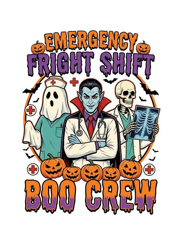 Emergency Fright Shift Boo Crew Halloween ER by DarkOriginArts