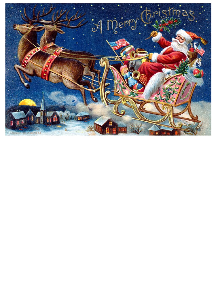 1910 Santa Claus at Work by historicimage