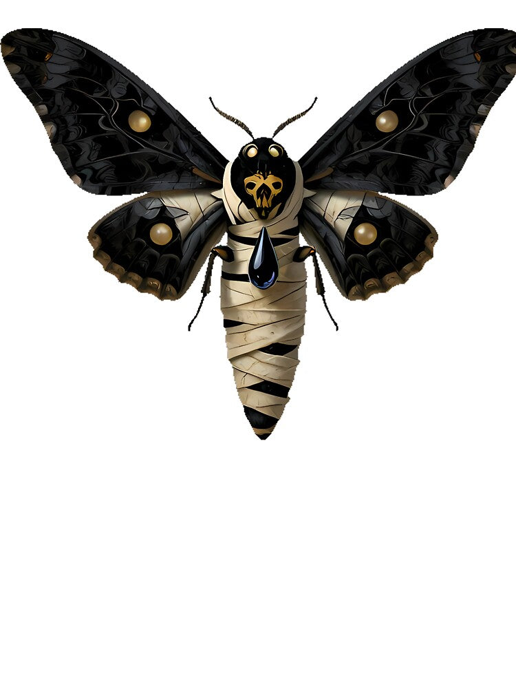 Gothic Mummy Deaths-head Hawkmoth by IllumeInk