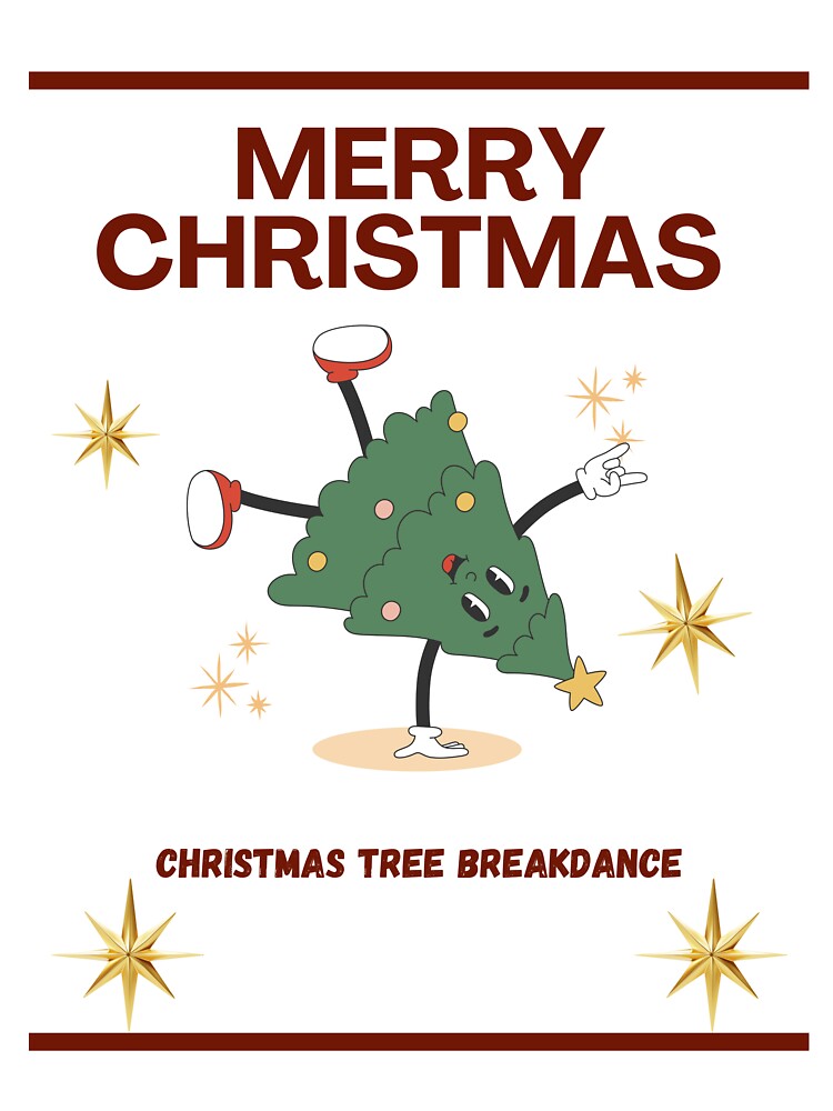 Funny Merry Christmas Cartoon Holiday Design For Kids And Adults by Eclipse 3699