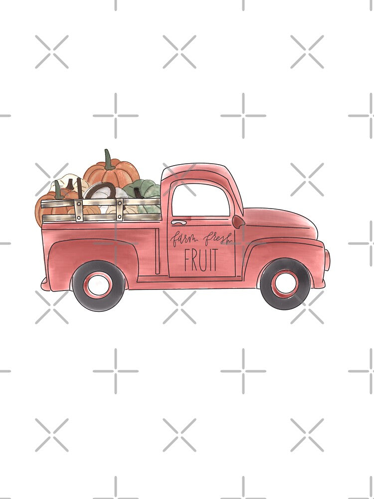 Truck of pumpkins by arterburnandco