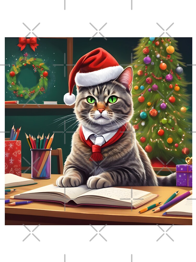 IN MY TEACHER ERA TEACHER CAT CHRISTMAS DAY by Mayalogo