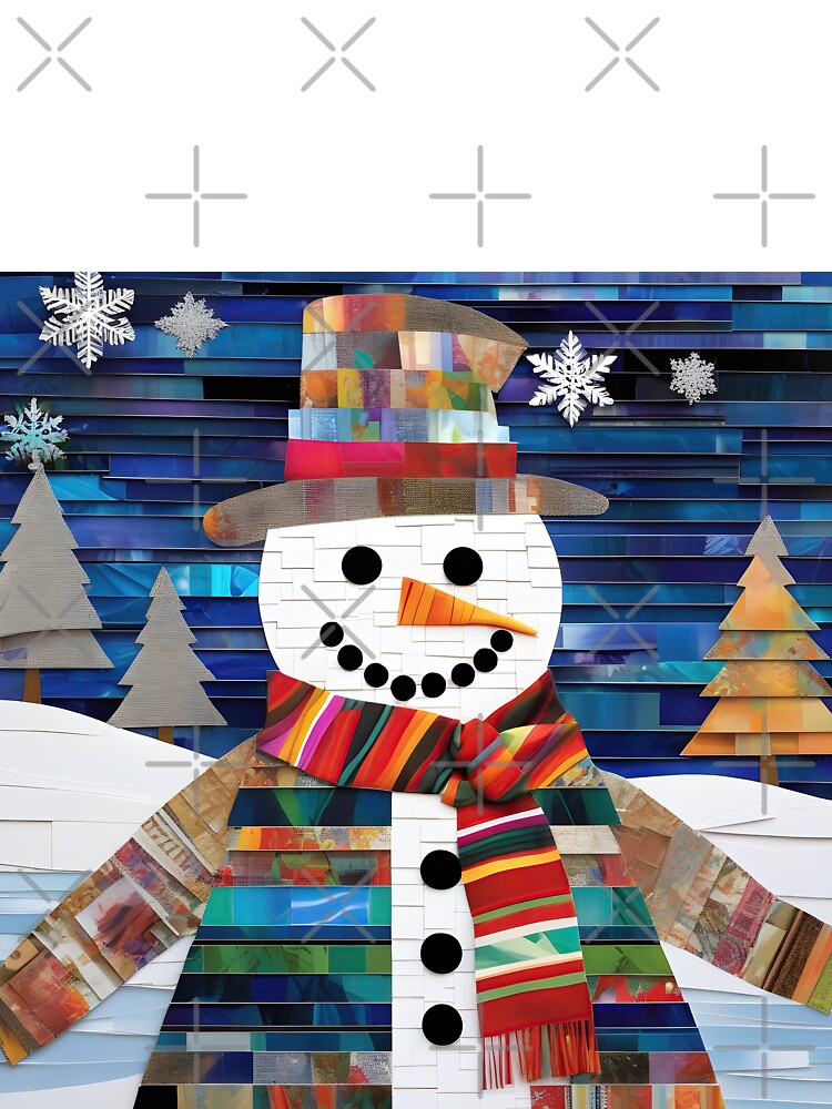 Snowman 02 - Merry Collage Fantasy by Artekinium